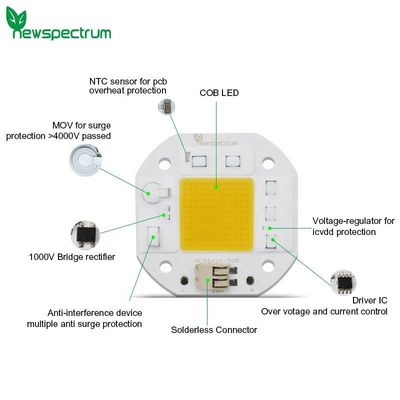 3000k COB Module Led 30W 220V Downlight Spotlight For Grow Light
