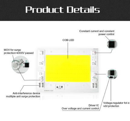 No Drive High Power Cob Led Chip On Board For Led Flood Light