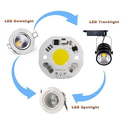 Surge Protection Smart LED Module Driverless High Brightness 12W LED Chip