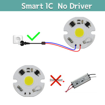 Matrix AC 220V 5w Cob Led Chip Intelligent IC High Color Rendering