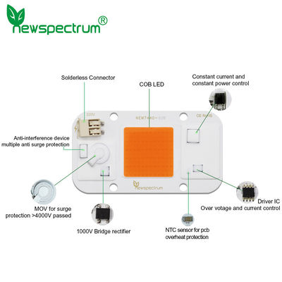 AC110V αλυσοφόρο LED COB LED Chip Light Beads για προβολείς