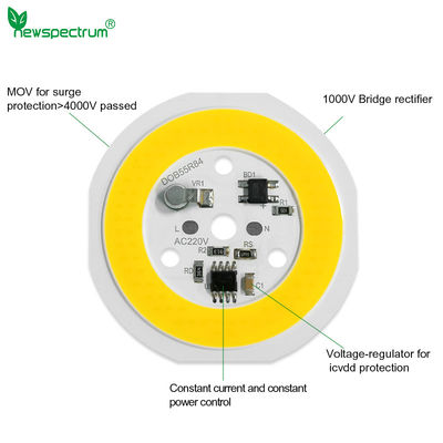IP65 Flip Chip Θερμη λευκή LED μονάδα Προσαρμοσμένο λογότυπο τάση 240V
