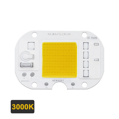 οδηγημένη σπάδικας ενότητα 3000k 20W 30W Solderless 50W 220v για Grow το φως