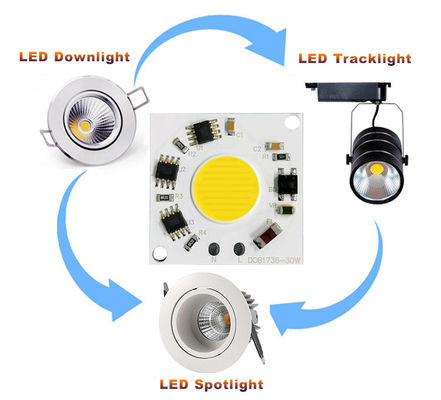 COB 220V LED Module Ψυχρό λευκό 30w Cob Led για εξωτερικό λαμπτήρα LED