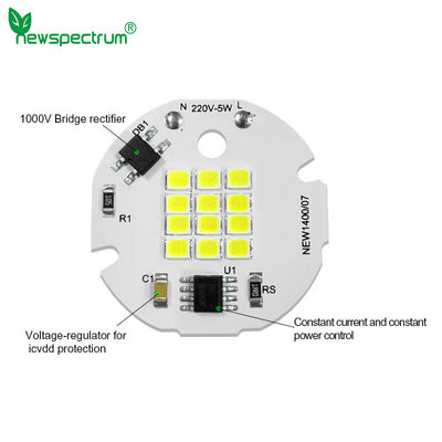 Никакого фликера на борту AC 220V 6000K Cob Led Driver Ic