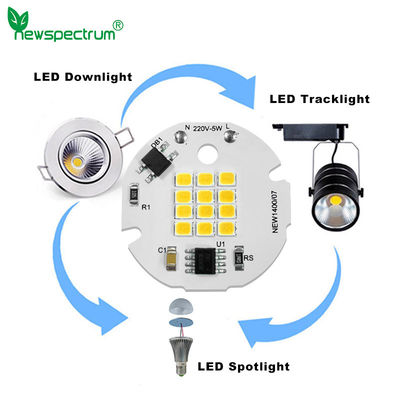 οδηγημένος 3000k των οδηγήσεων 220V SMD μεγάλος διασκεδασμός θερμότητας τσιπ σπάδικας για τα επίκεντρα