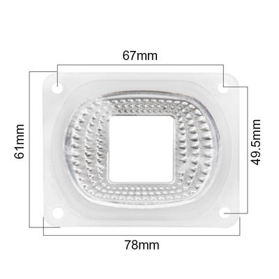 DIY COB Dimming Cob LED Chip Lens Reflector για προβολέα 20W 30W 50W