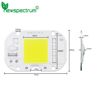 Flip 50W LED Chip Cob Led Light 120° Beam Angle 6000K Color Temperature