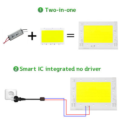 100w 150w Ac Cob Led Chip Linear Driver Free COB Light Source