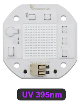 395nm UV 50W LED Chip 220V Δωρεάν συγκόλληση COB LED Light Beads για φωτισμό σκηνής πάρτι
